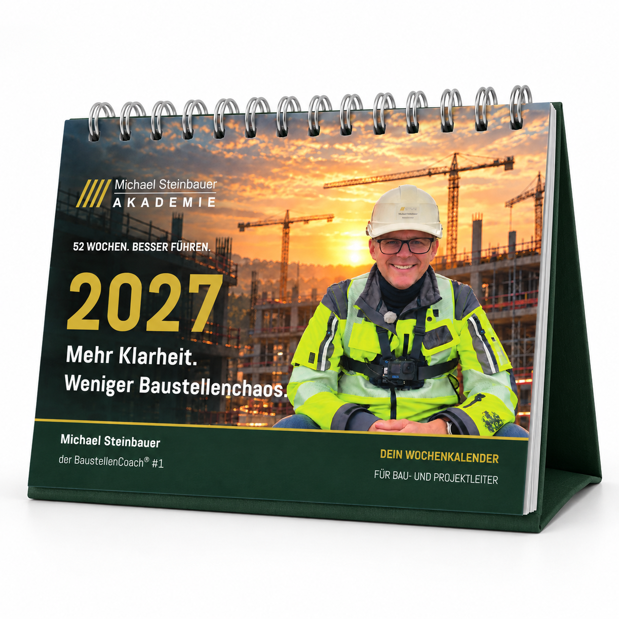 Baustellen Tischkalender 2027 (DIN A6)