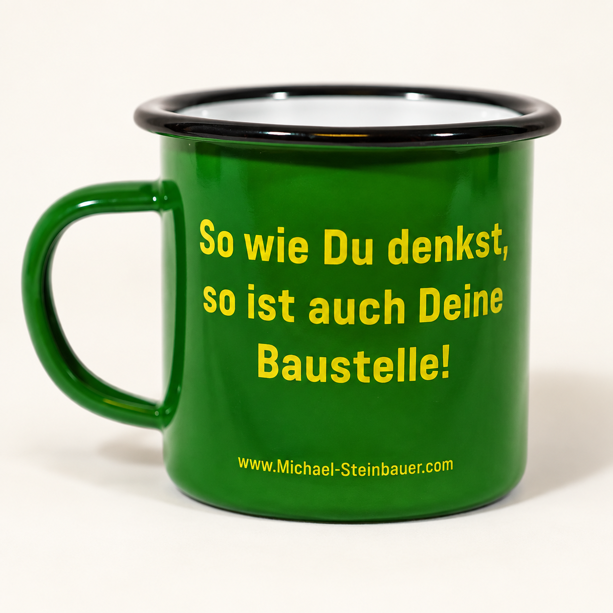 Baustellen-Becher – Probleme erkennen. Lösungen angehen.
