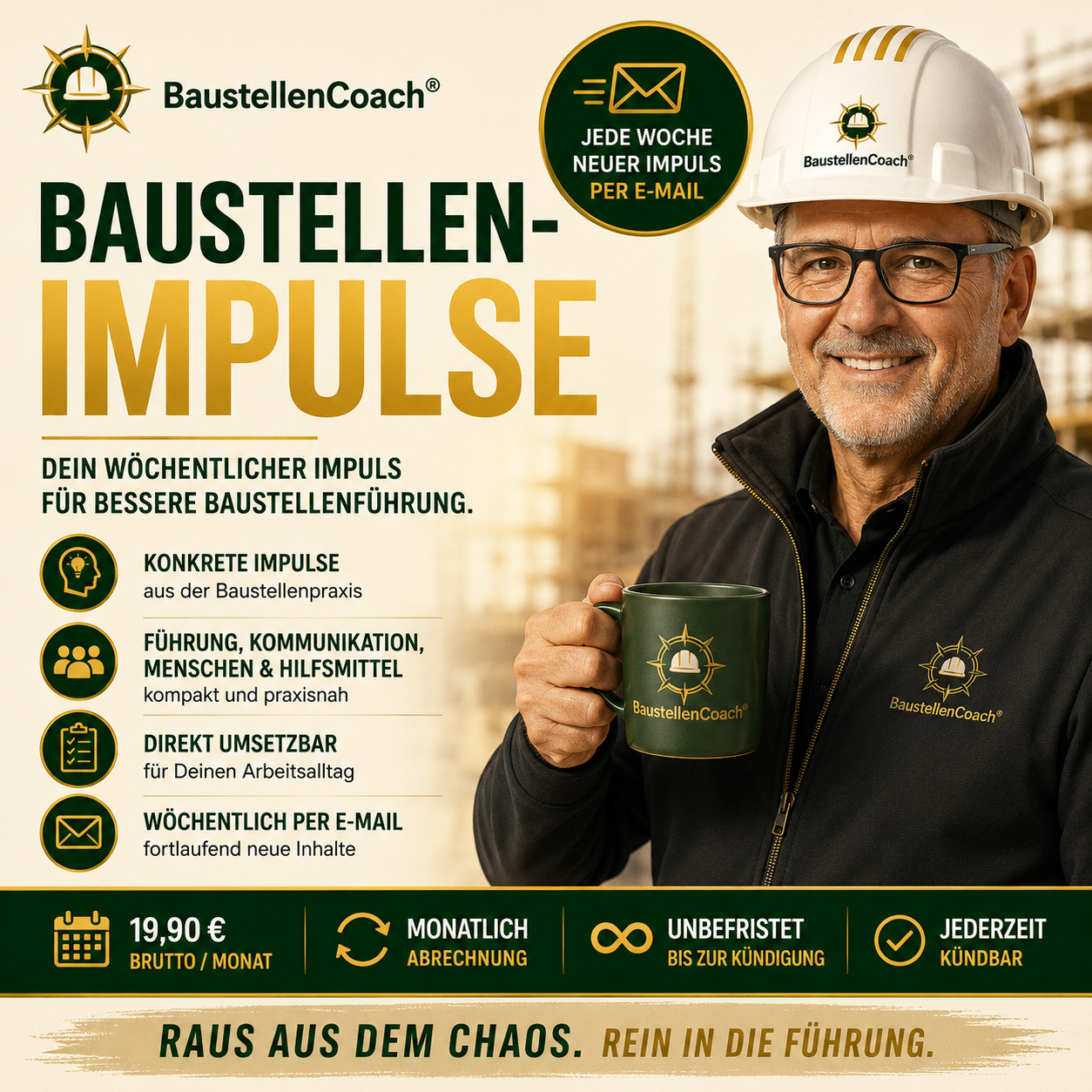 Baustellen-Impulse – der wöchentliche Coachingbrief